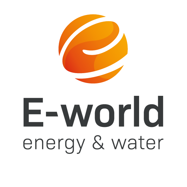 E-world logo